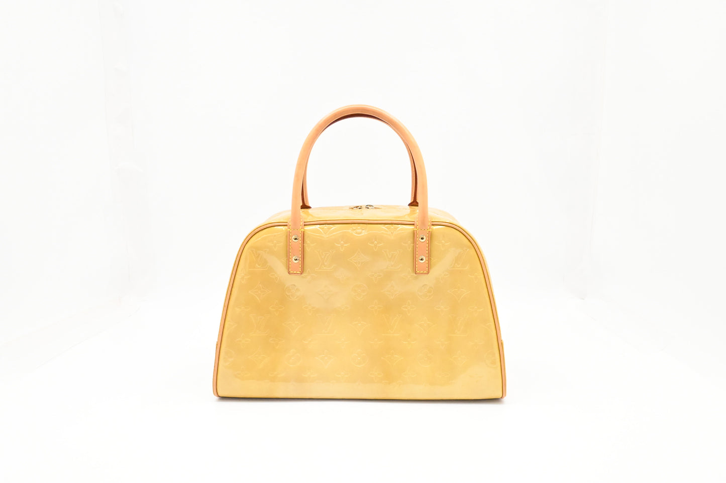 Louis Vuitton Thompkins Square in Yellow Vernis Leather