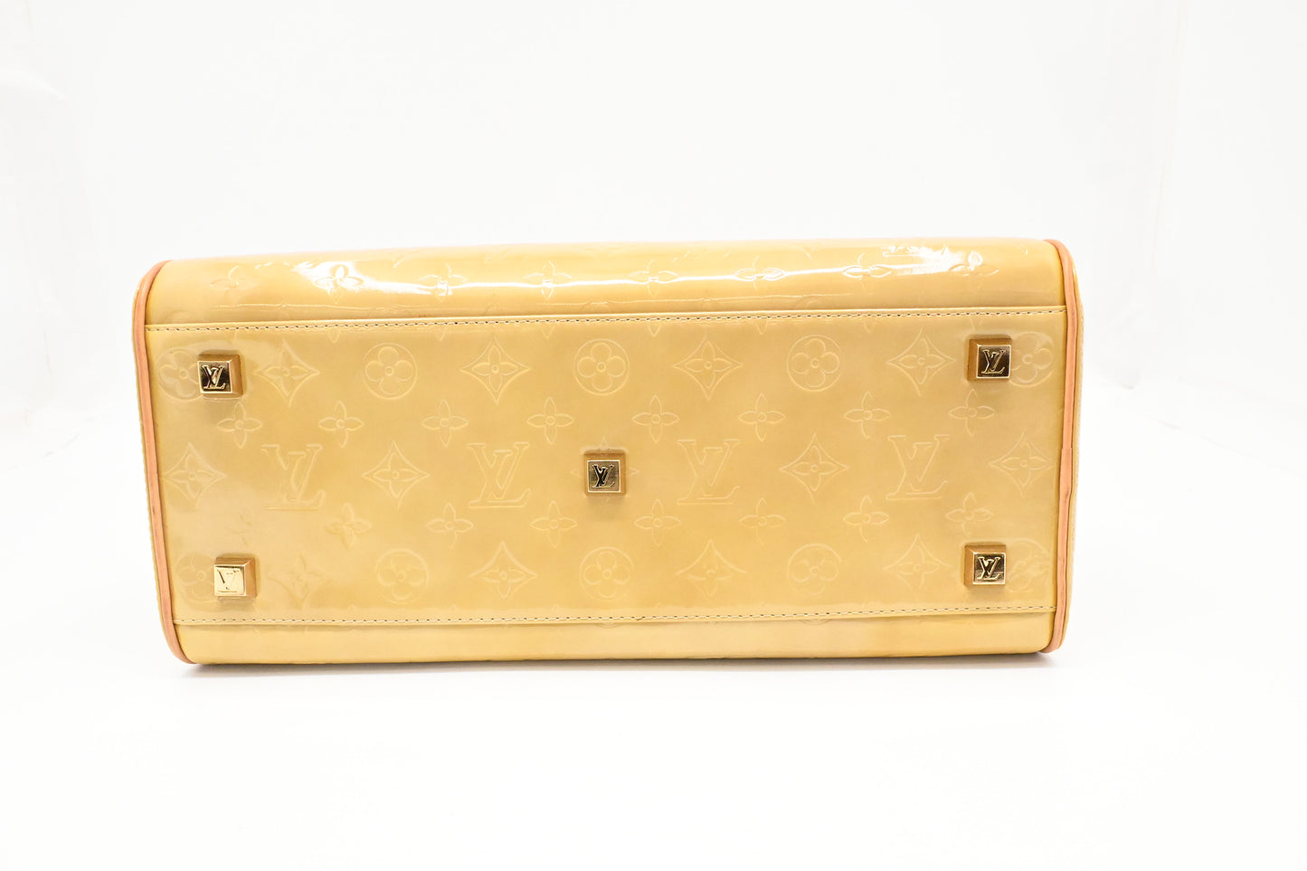 Louis Vuitton Thompkins Square in Yellow Vernis Leather