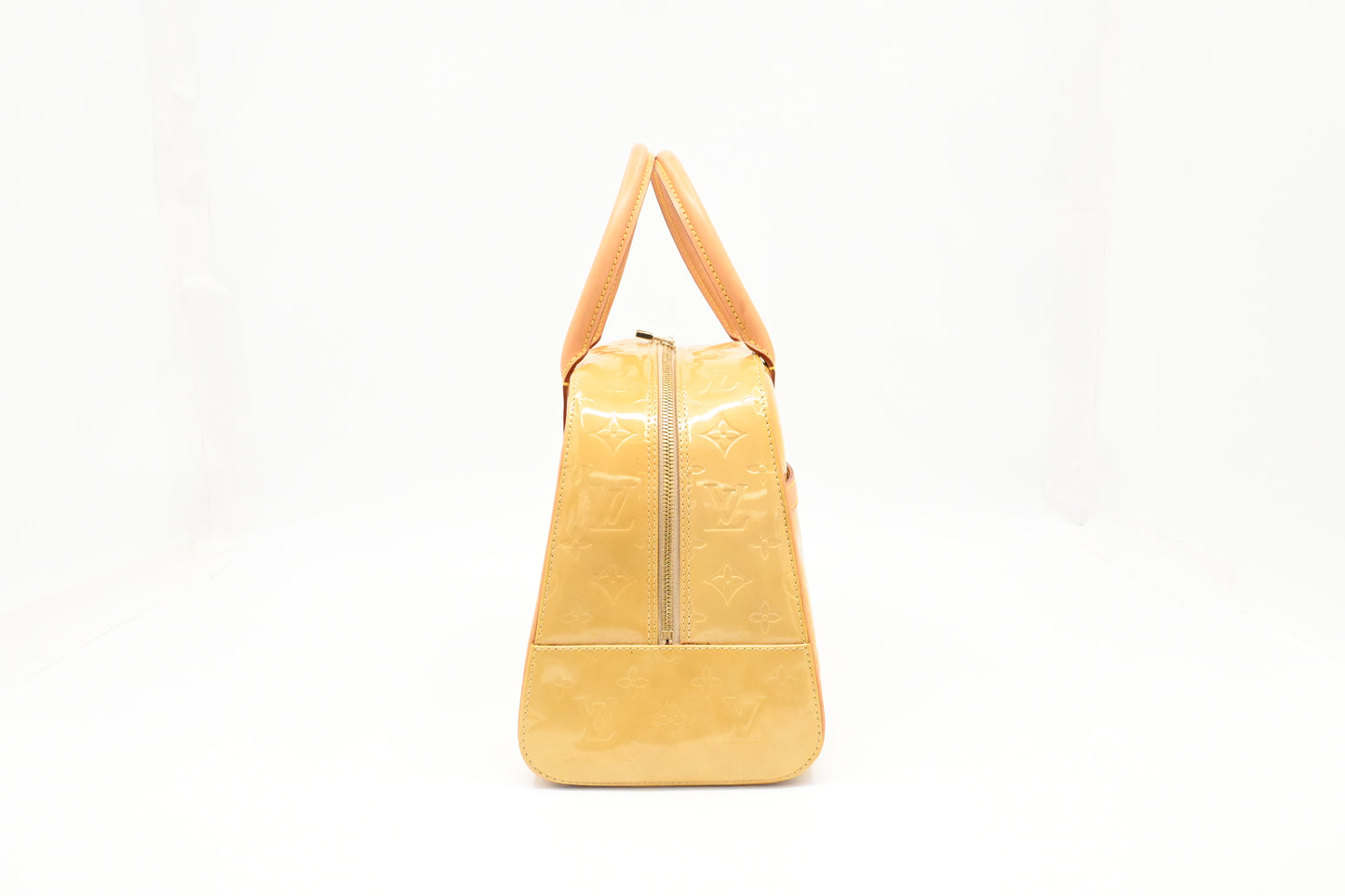 Louis Vuitton Thompkins Square in Yellow Vernis Leather