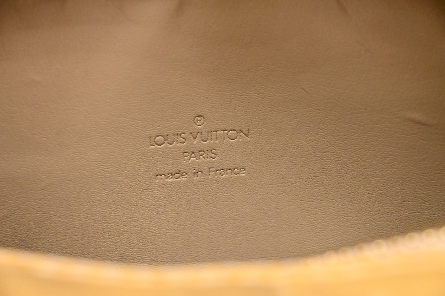 Louis Vuitton Thompkins Square in Yellow Vernis Leather