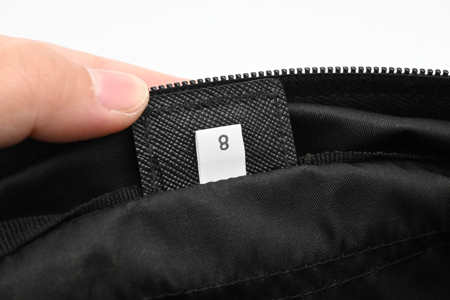 Prada Pouch in Black Nylon Canvas