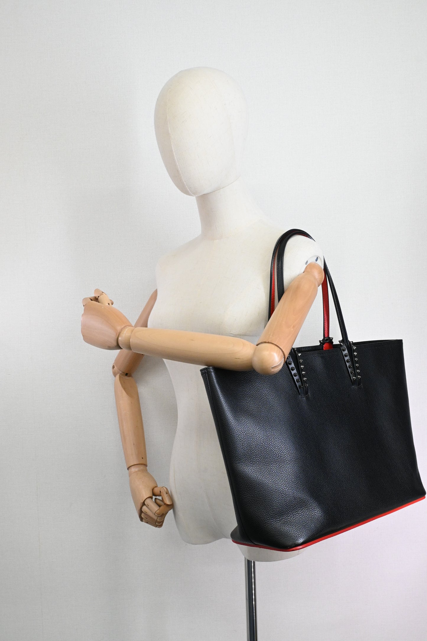 Louboutin Cabata in Black Leather