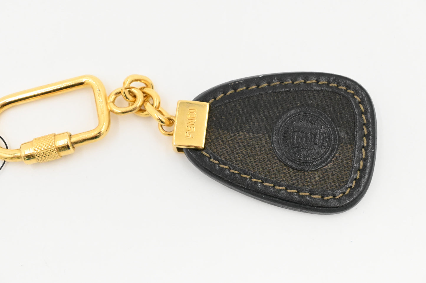 Fendi Charm in Pequin Canvas