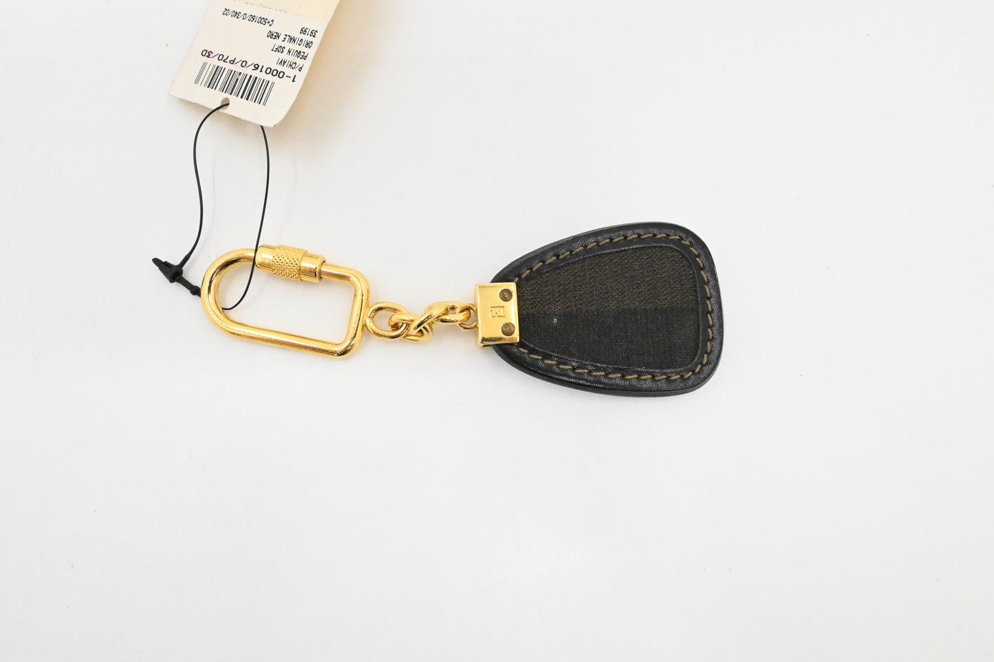 Fendi Charm in Pequin Canvas