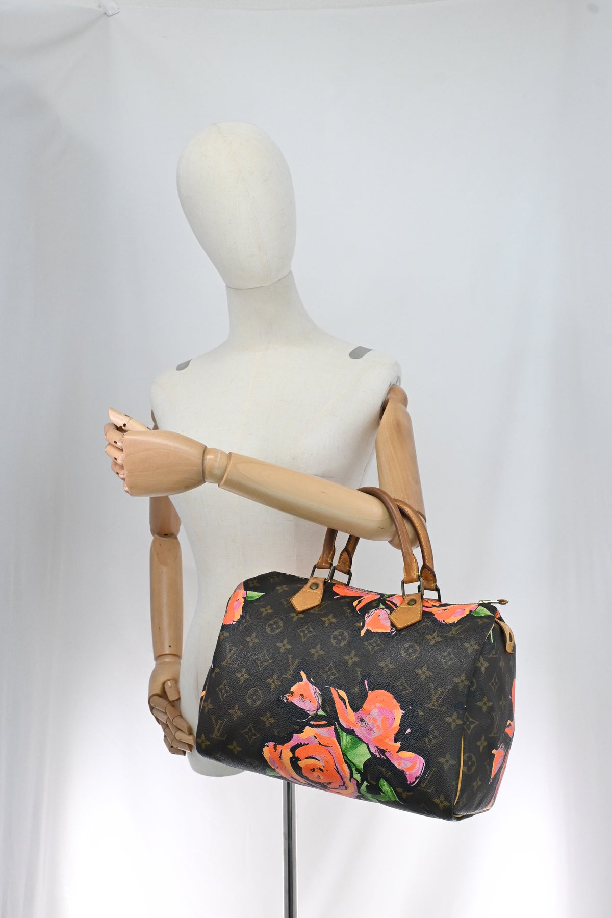 Louis Vuitton x Stephen Sprouse Speedy 30 in Roses Monogram Canvas