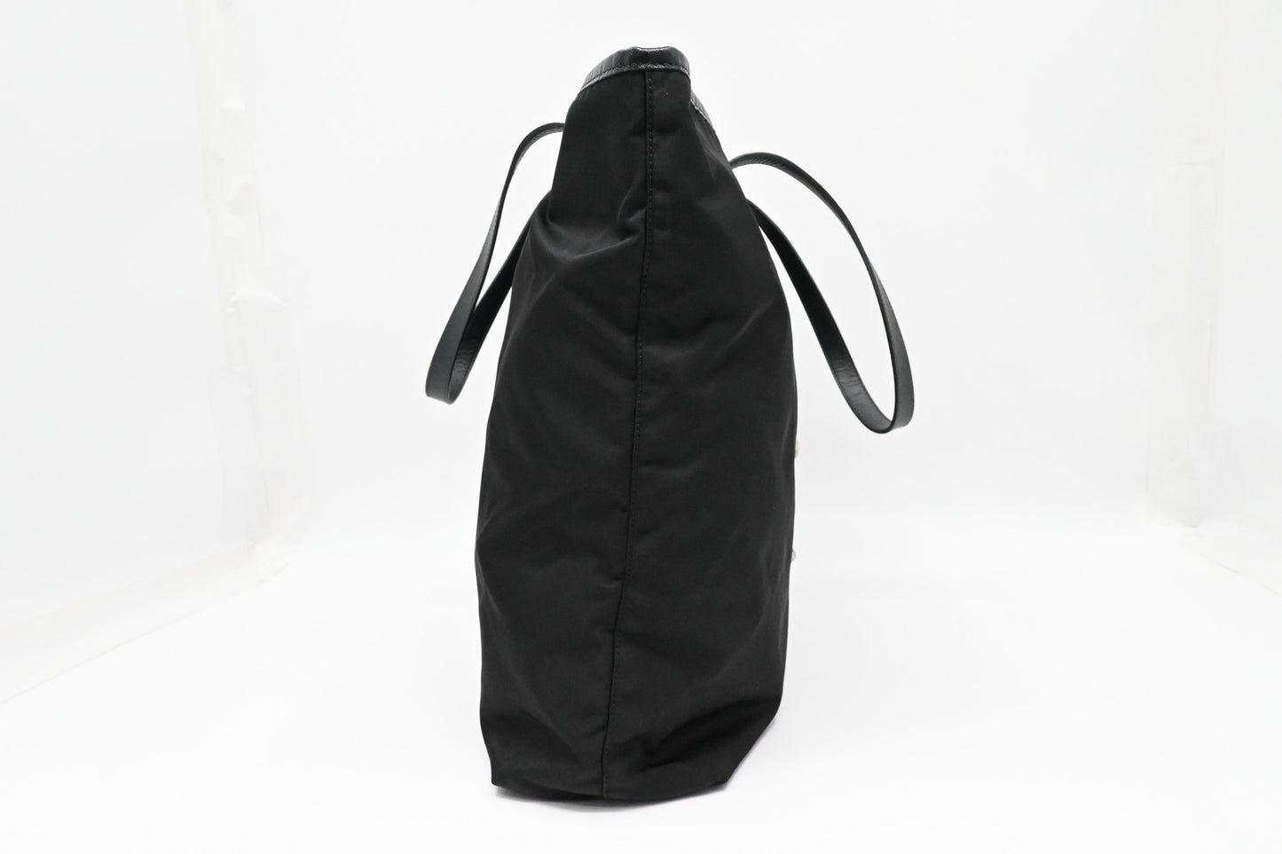 Prada Skull Tote in Black Canvas