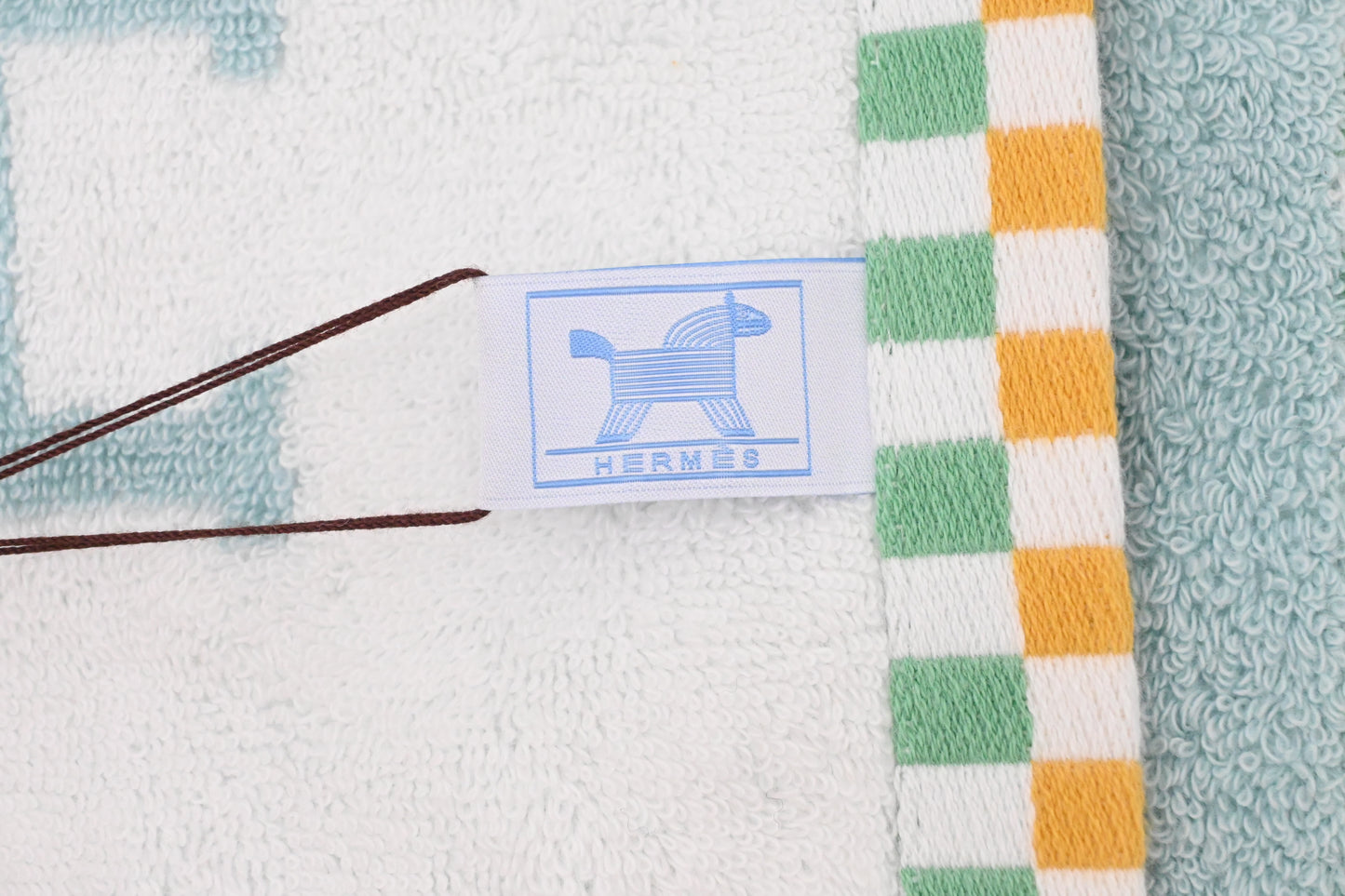 Hermes Animaux Nattes Bath Towel