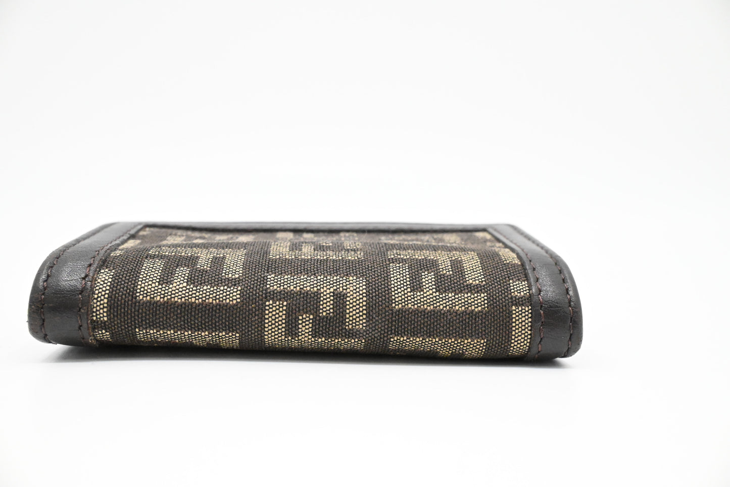 Fendi 6 Key Case in Zucca Canvas