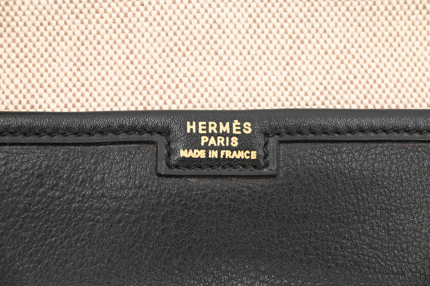 Hermes Jige Elan PM in Black Leather