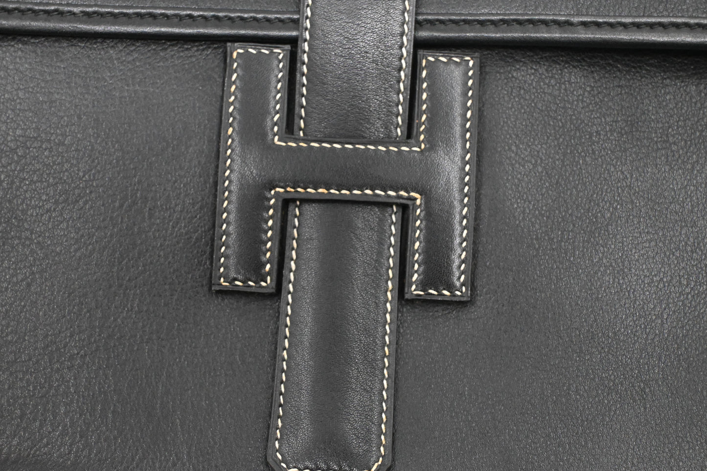 Hermes Jige Elan PM in Black Leather