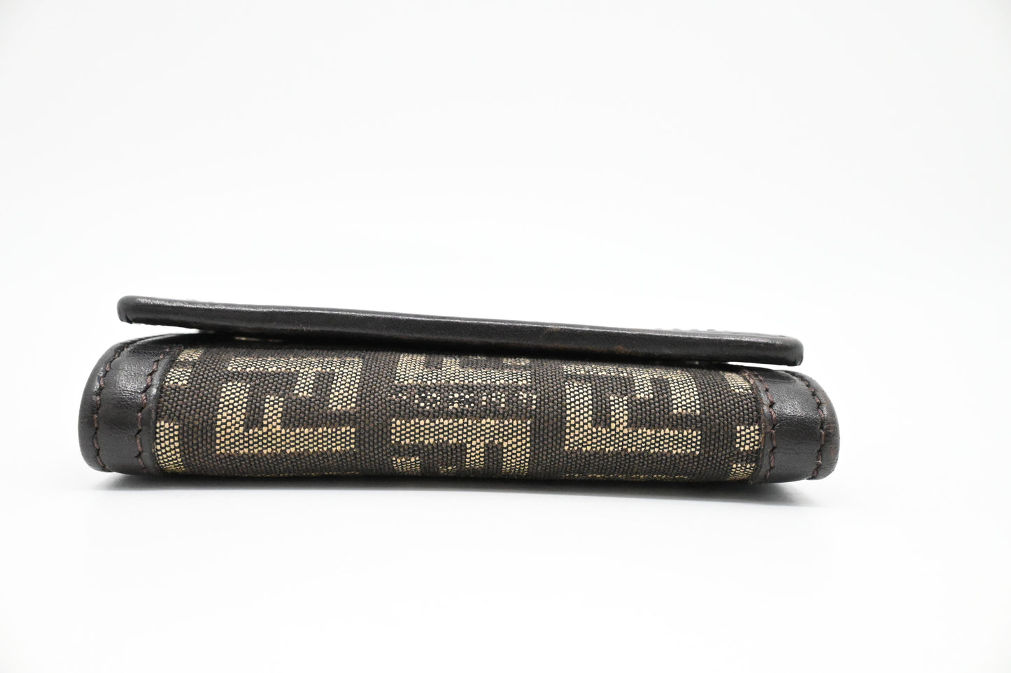 Fendi 6 Key Case in Zucca Canvas