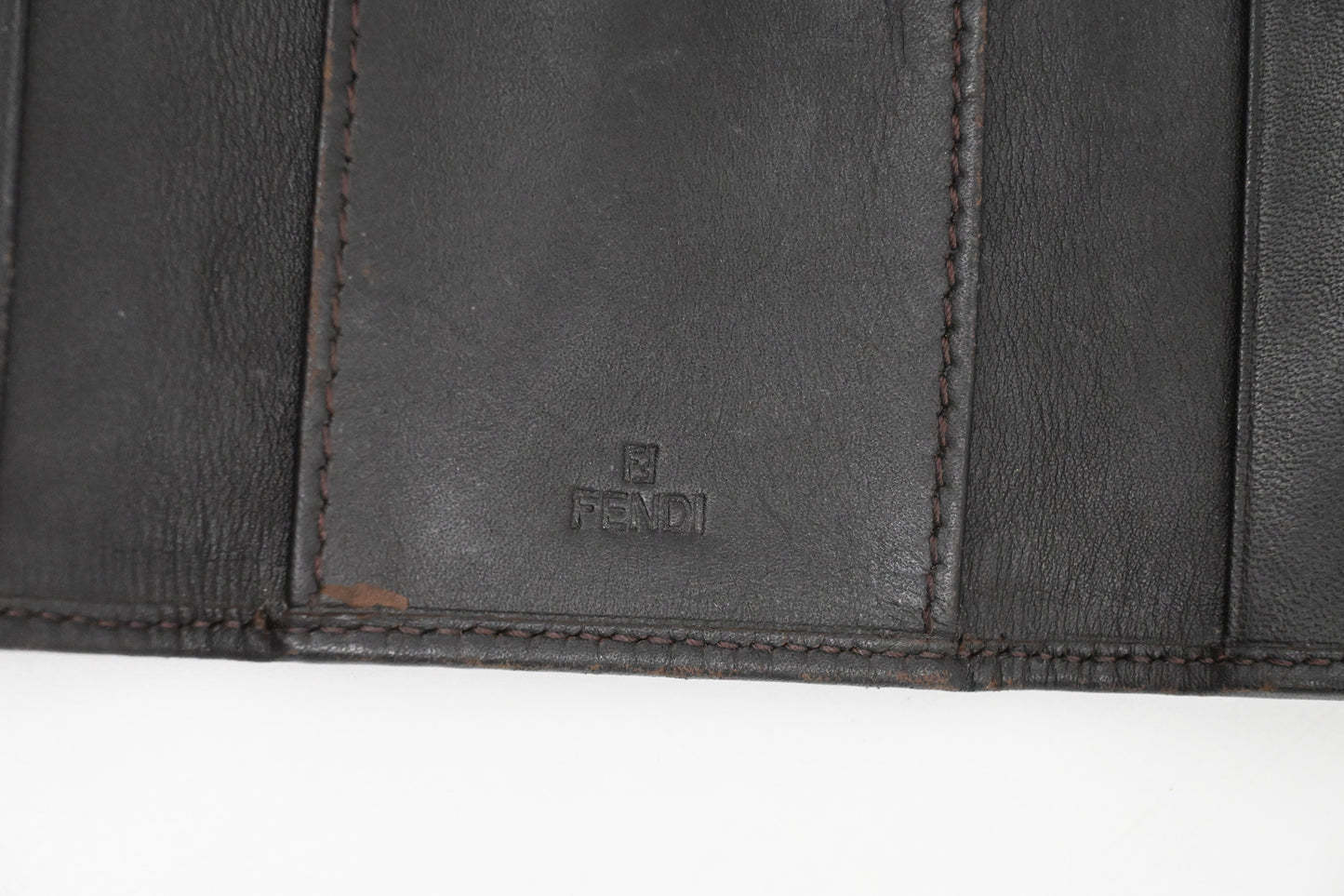 Fendi 6 Key Case in Zucca Canvas
