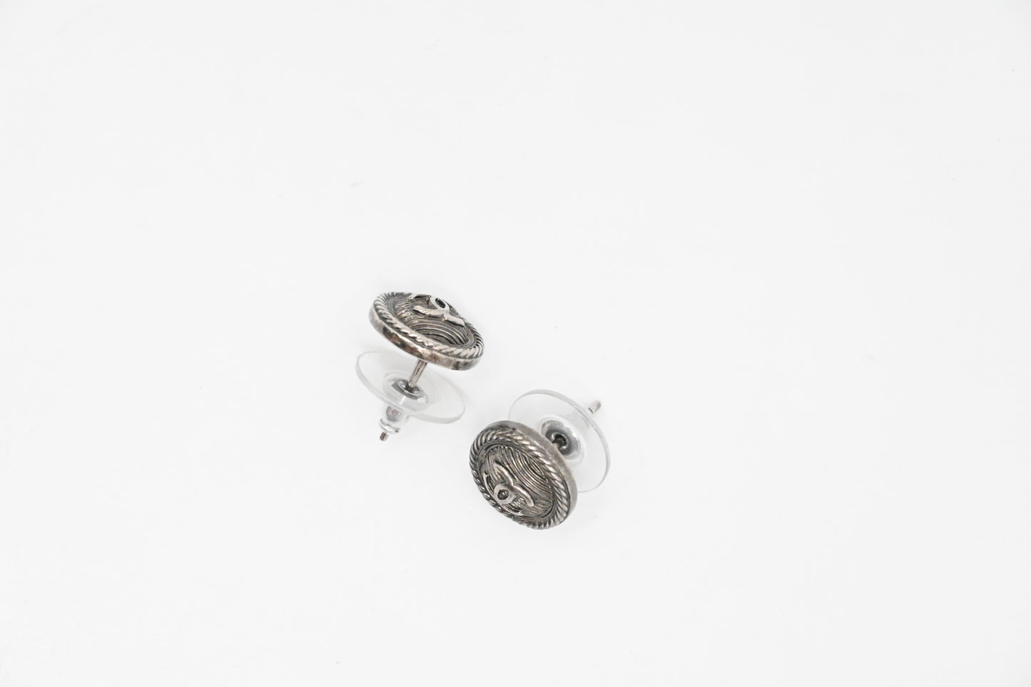 Chanel CC Stud Earrings