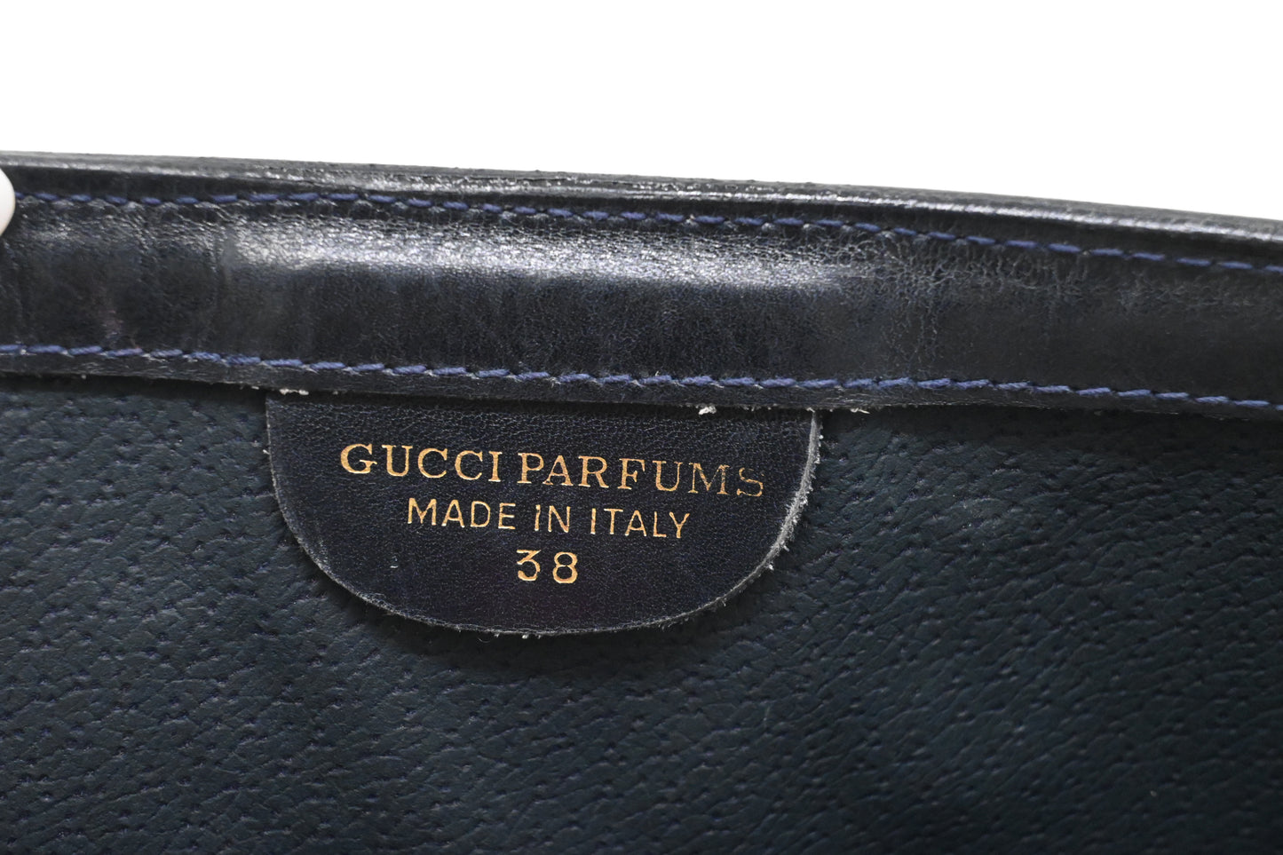 Gucci Clutch in Navy Blue GG Supreme Canvas