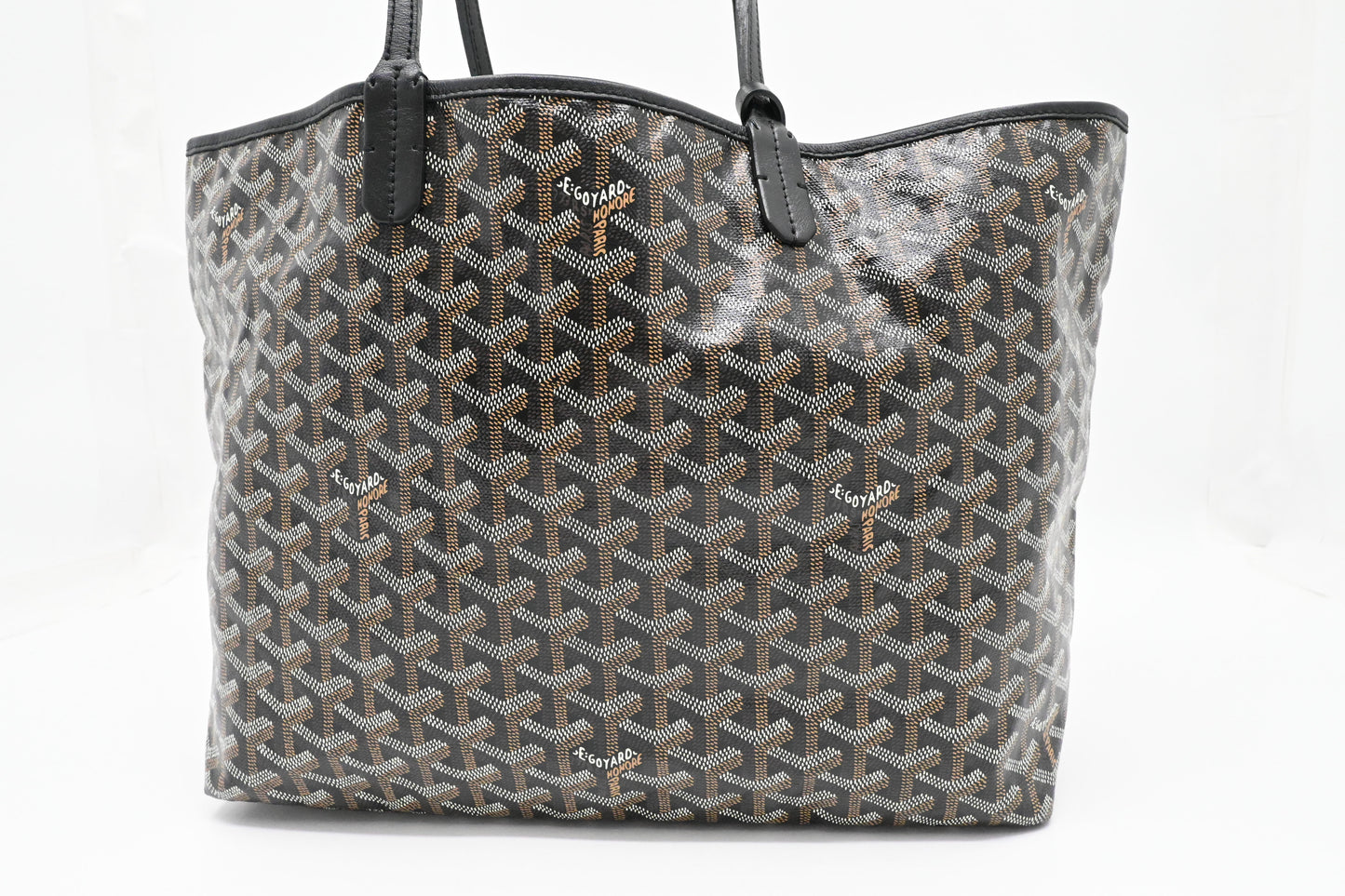 Goyard Saint Louis PM in Black Goyardine Canvas