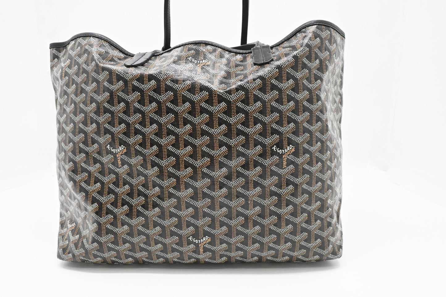 Goyard Saint Louis PM in Black Goyardine Canvas