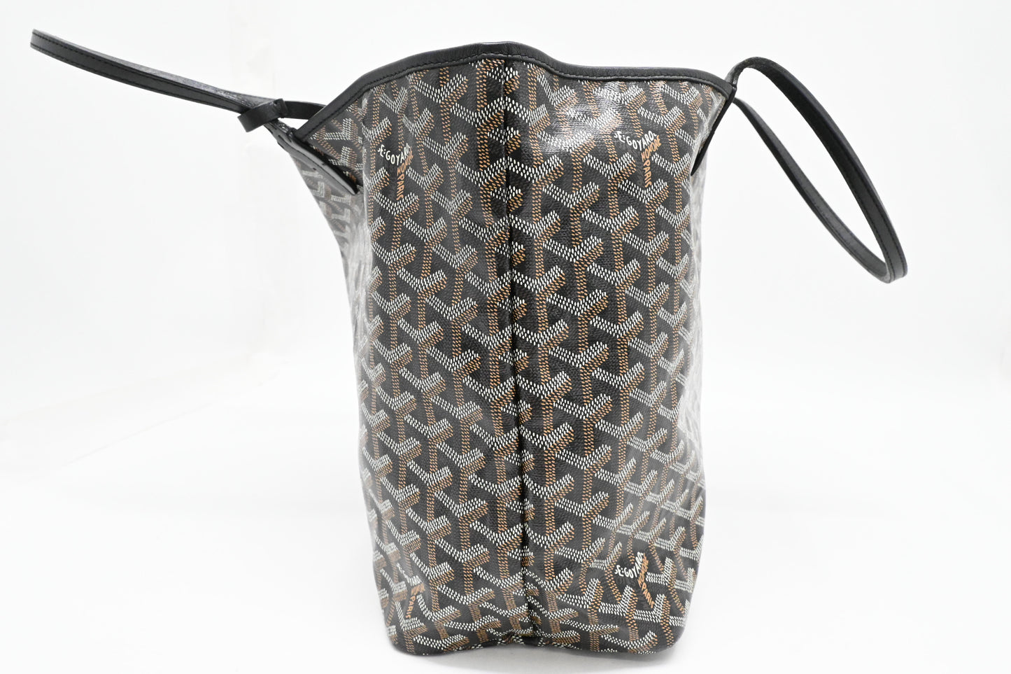 Goyard Saint Louis PM in Black Goyardine Canvas