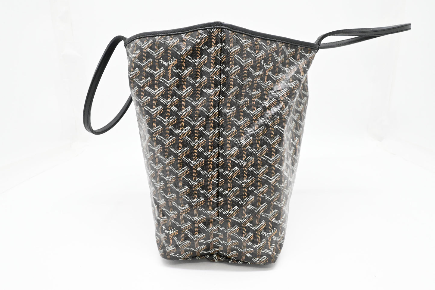 Goyard Saint Louis PM in Black Goyardine Canvas