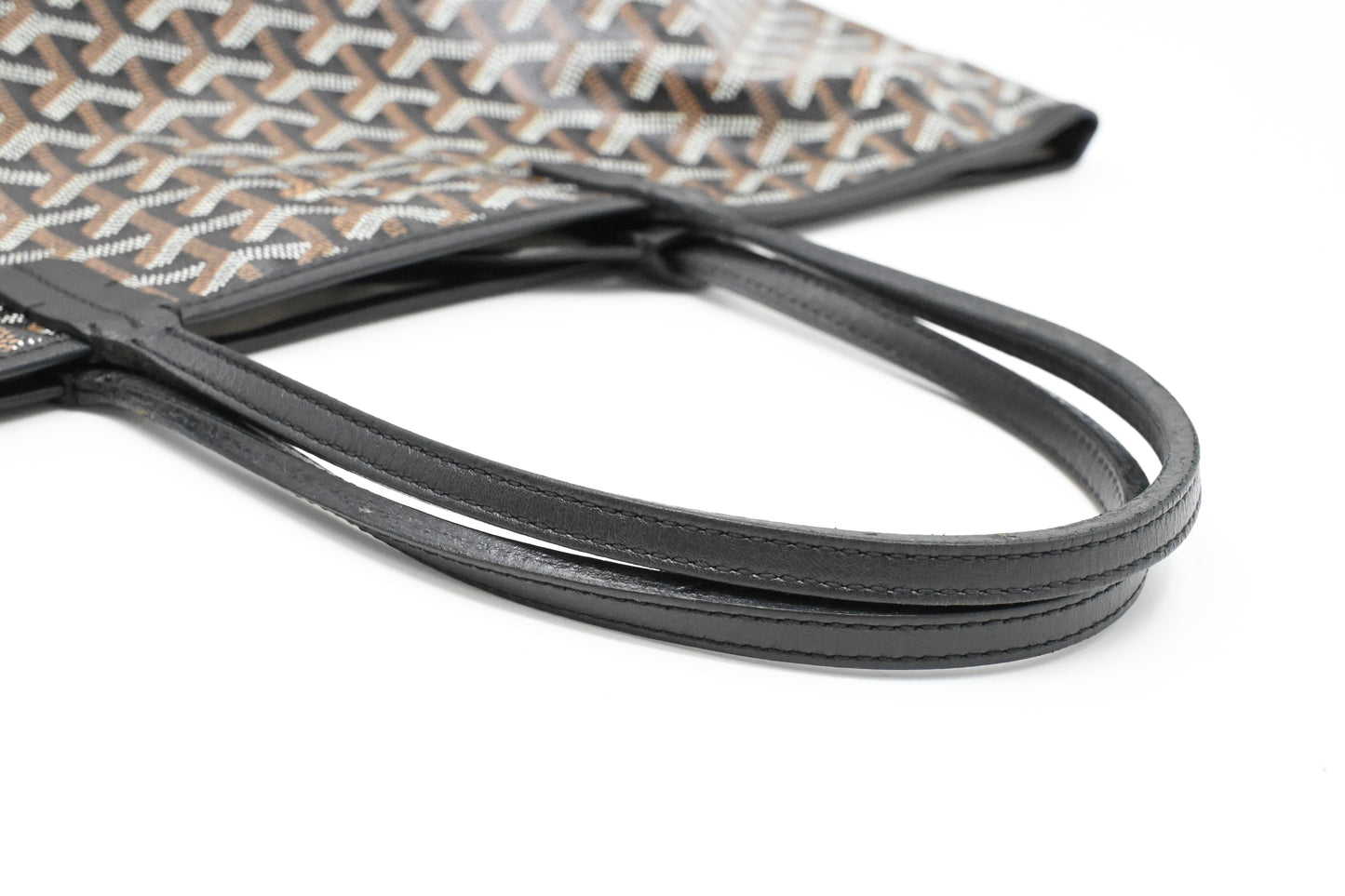 Goyard Saint Louis PM in Black Goyardine Canvas
