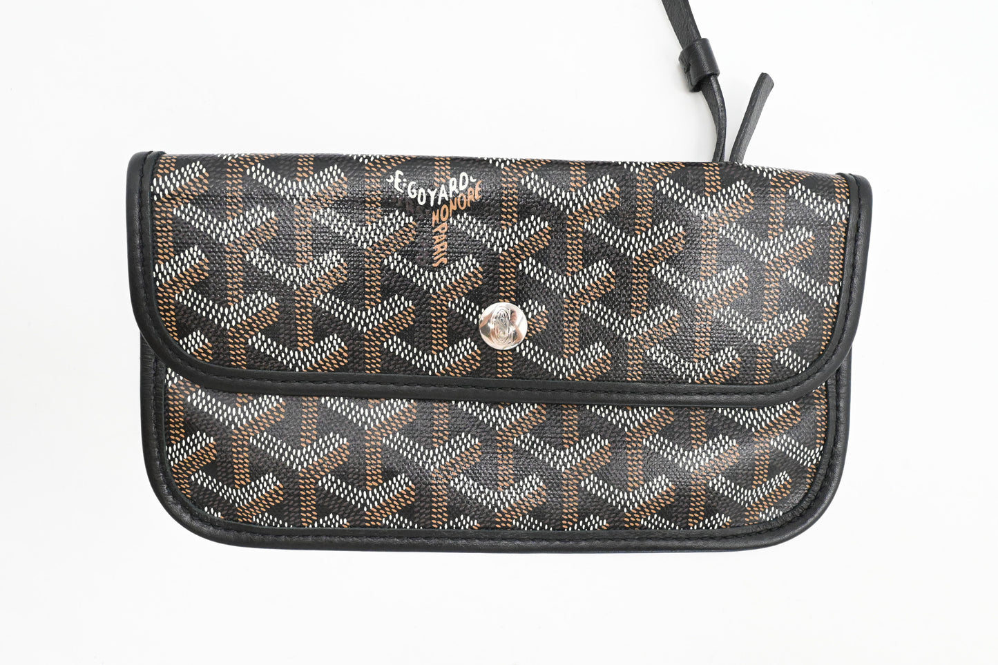 Goyard Saint Louis PM in Black Goyardine Canvas