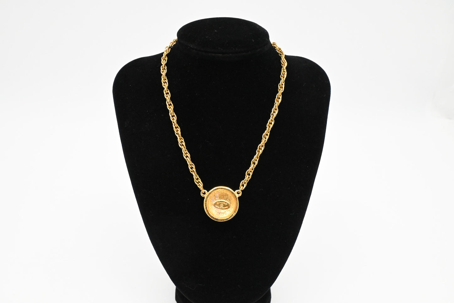 Chanel CC Medallion Necklace