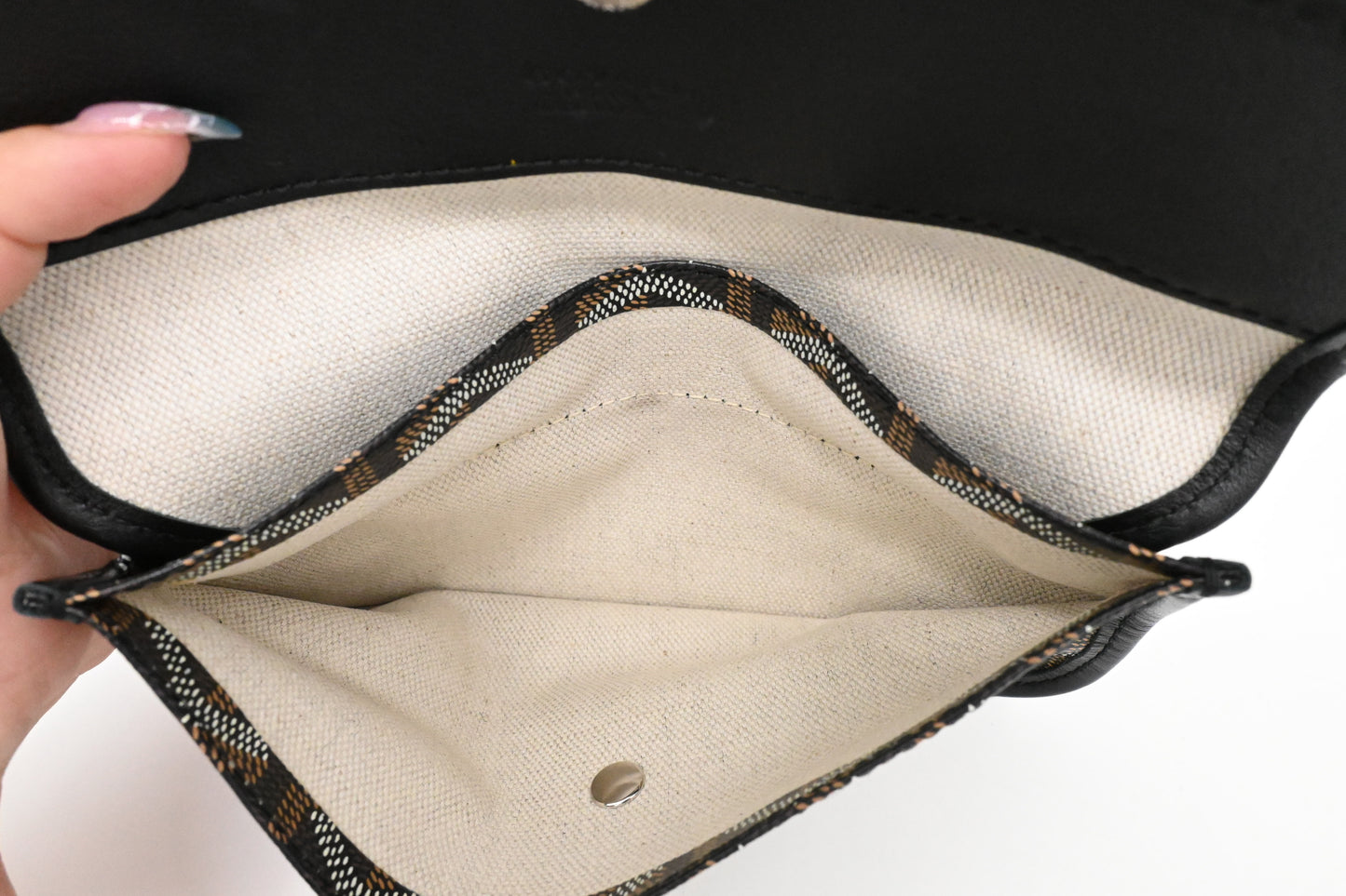 Goyard Saint Louis PM in Black Goyardine Canvas