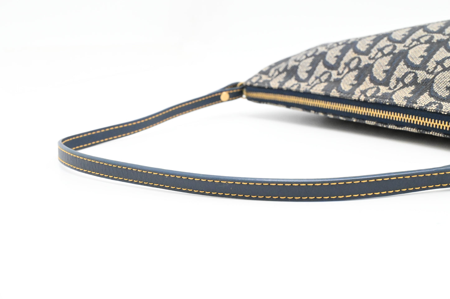 Dior Saddle Pouch in Blue Oblique Canvas