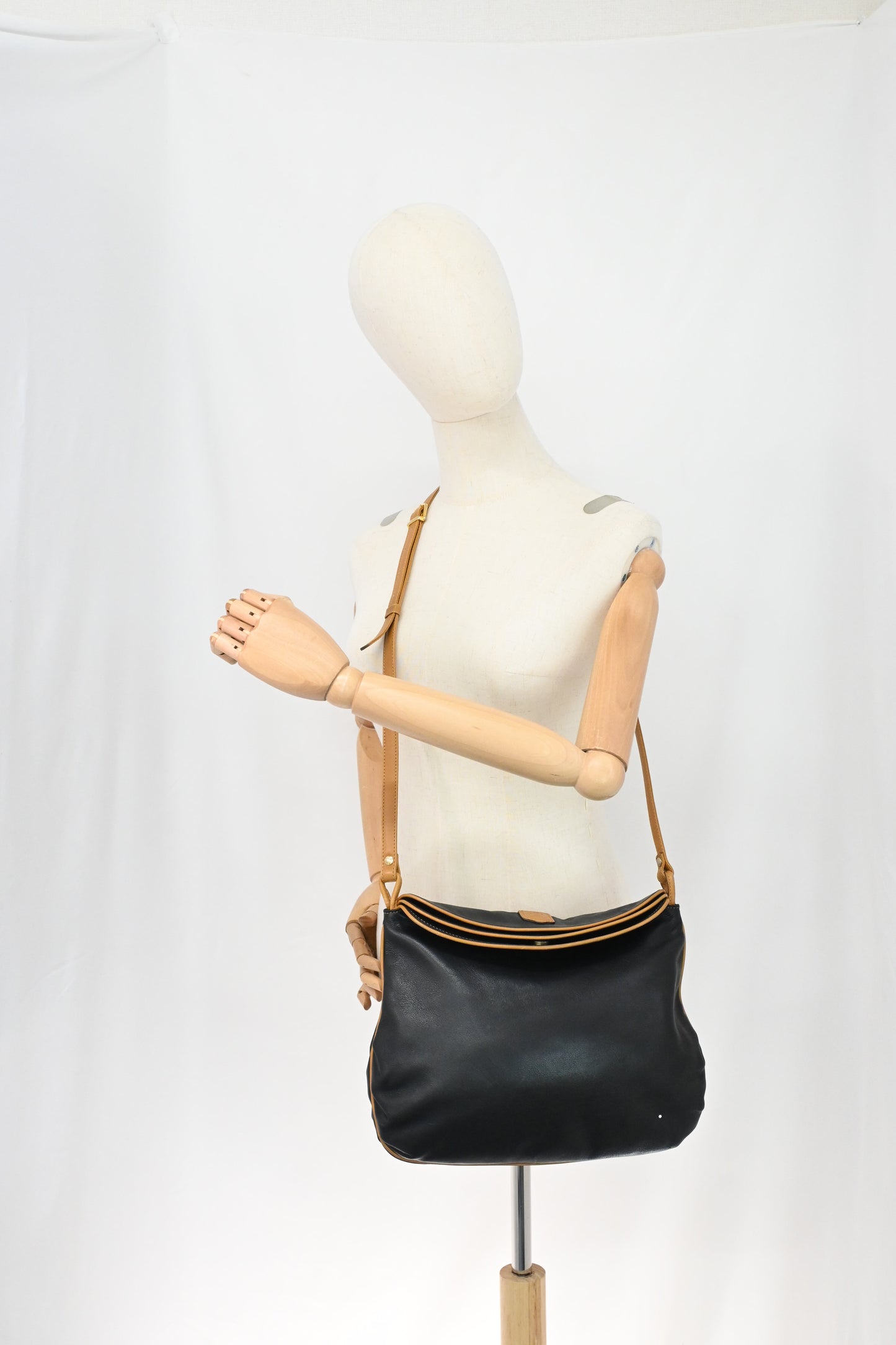 Celine Crossbody in Black Leather