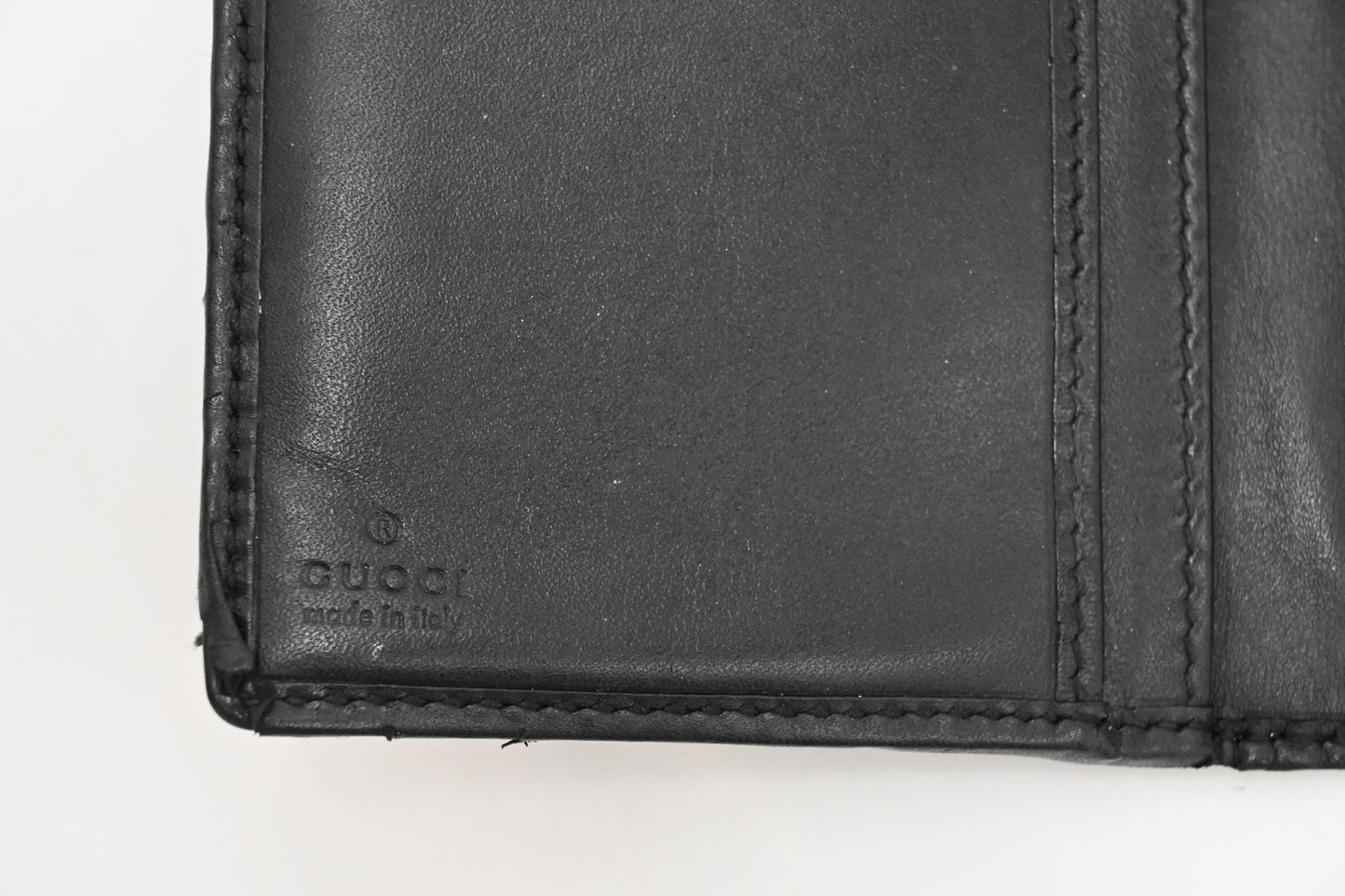Gucci Long Wallet in Black Imprime Canvas