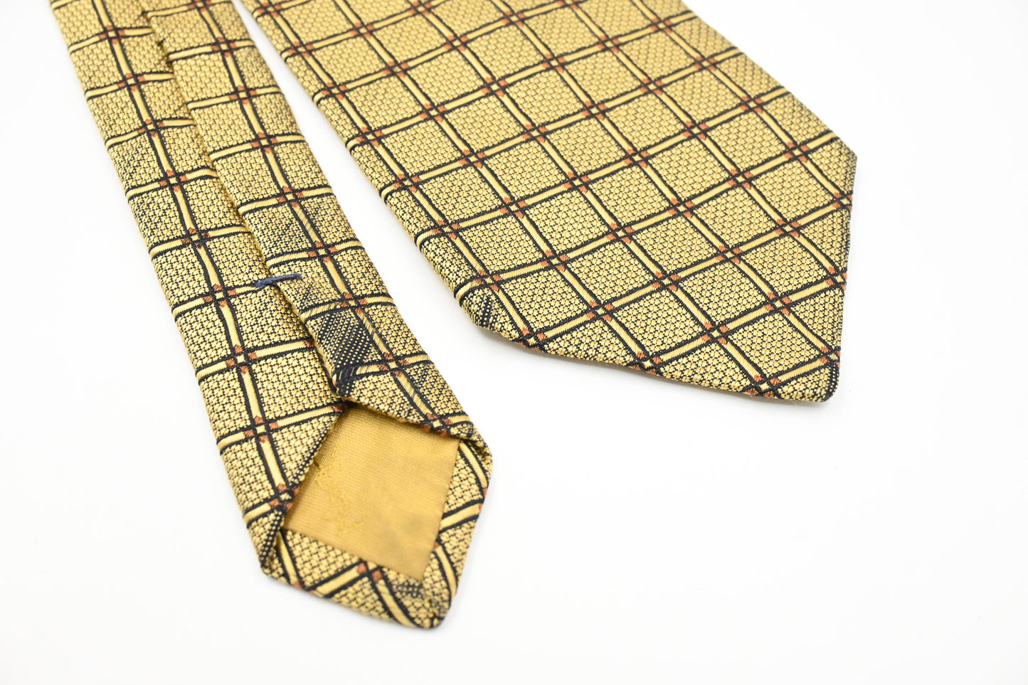 YSL Saint Laurent Tie in Yellow Silk