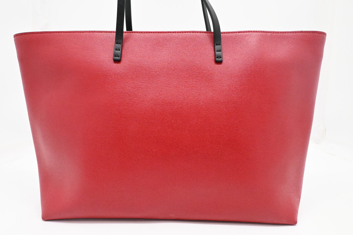 Fendi Monster Tote Bag in Red Leather