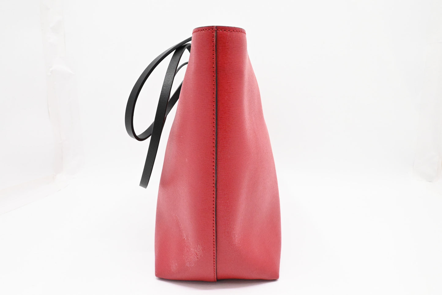 Fendi Monster Tote Bag in Red Leather