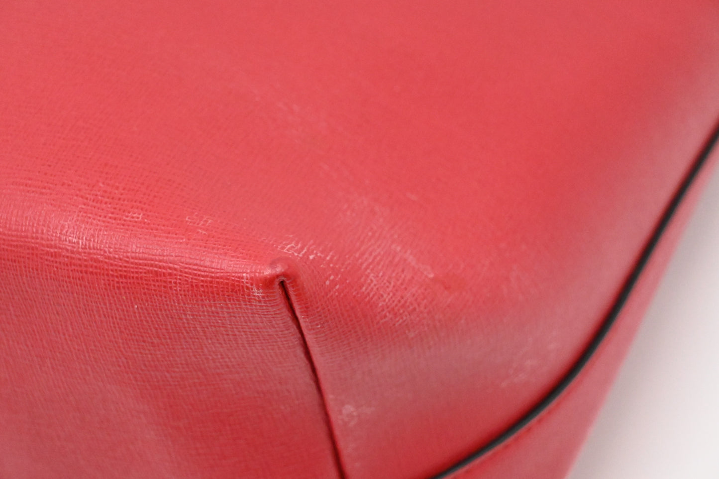 Fendi Monster Tote Bag in Red Leather