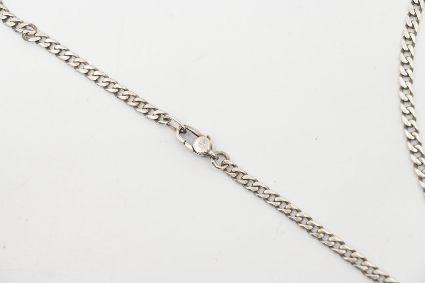 Gucci Hexagon Necklace in Sterling Silver