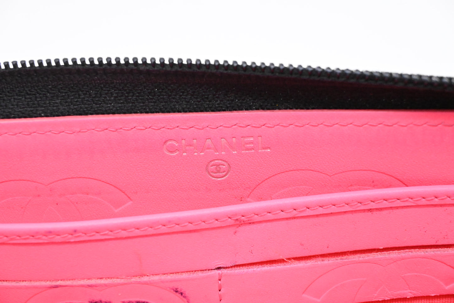 Chanel Cambon Wallet in Black Matelasse Leather