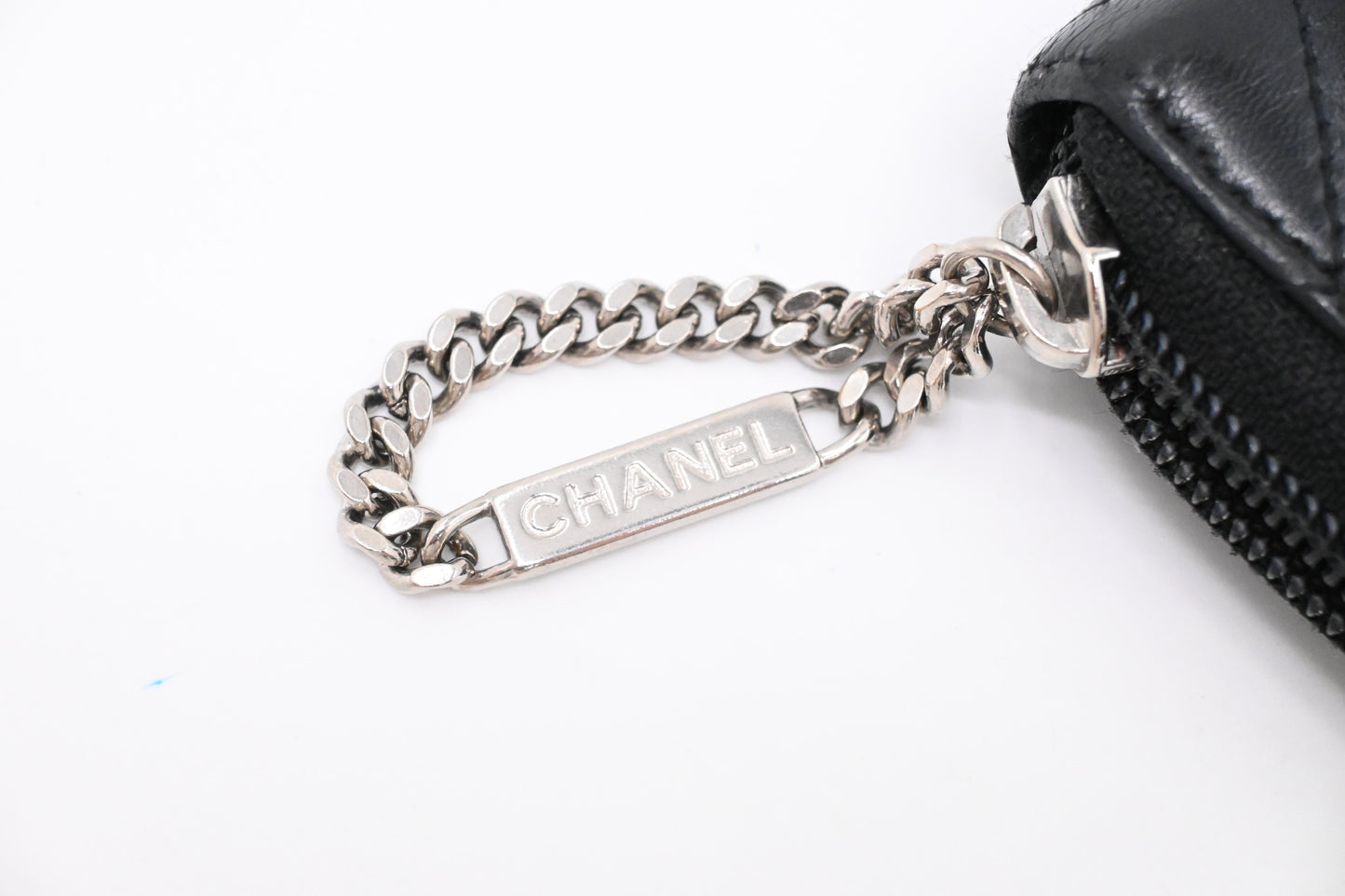 Chanel Cambon Wallet in Black Matelasse Leather