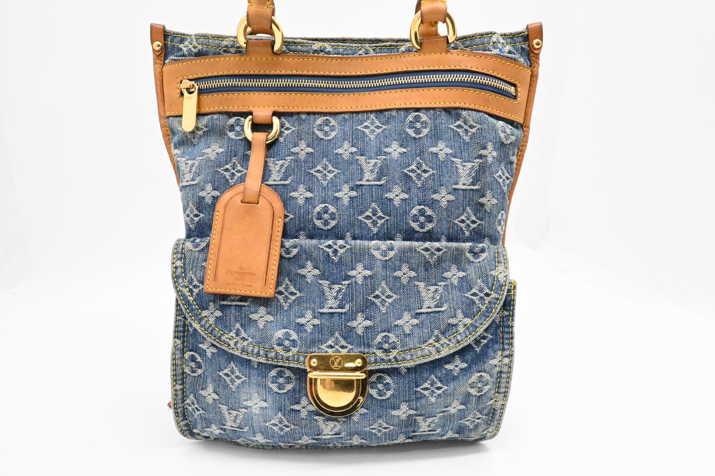 Louis Vuitton Flat Shopper in Monogram Denim