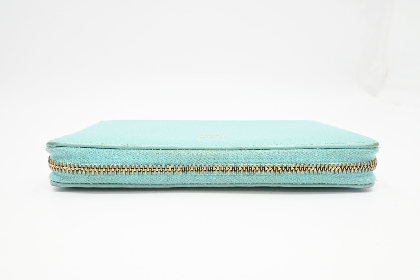 Gucci Zippy Wallet in Teal Leather