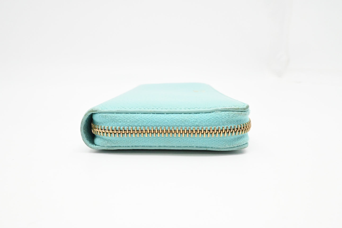 Gucci Zippy Wallet in Teal Leather