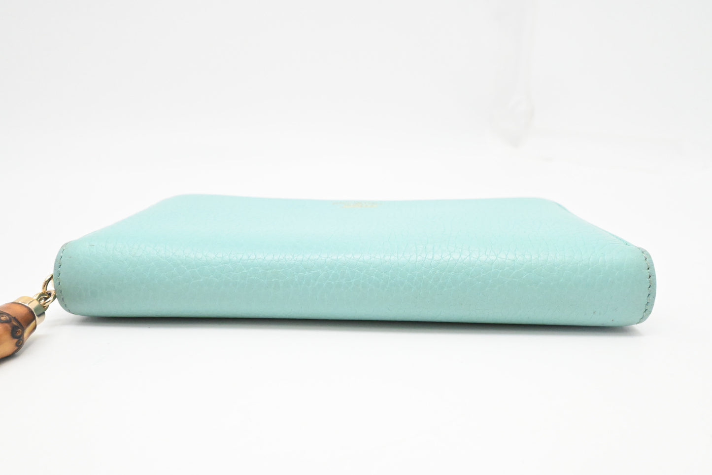 Gucci Zippy Wallet in Teal Leather