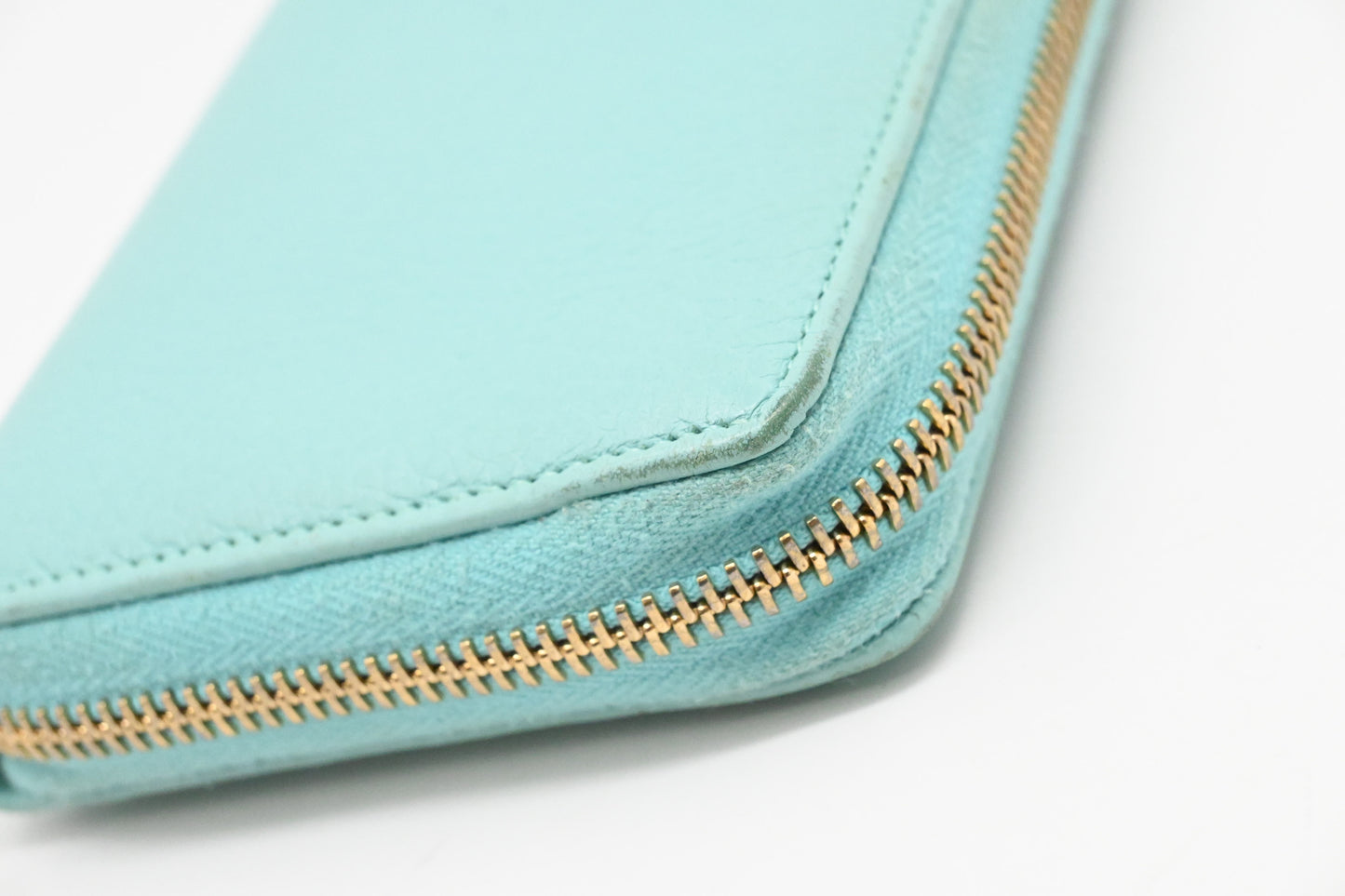 Gucci Zippy Wallet in Teal Leather