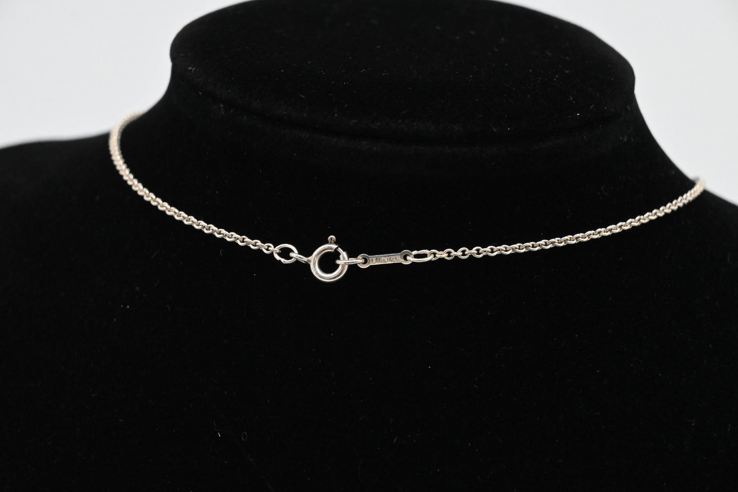 Tiffany & Co. Open Heart Necklace in Sterling Silver
