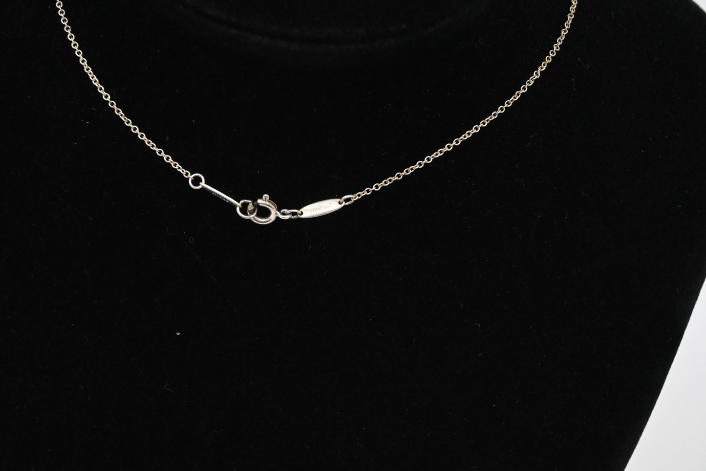 Tiffany & Co. Small Open Heart Necklace in Sterling Silver