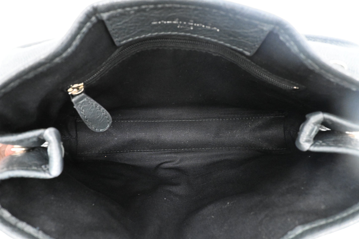 Balenciaga Navy Cabas XS Tote in Gray Leather