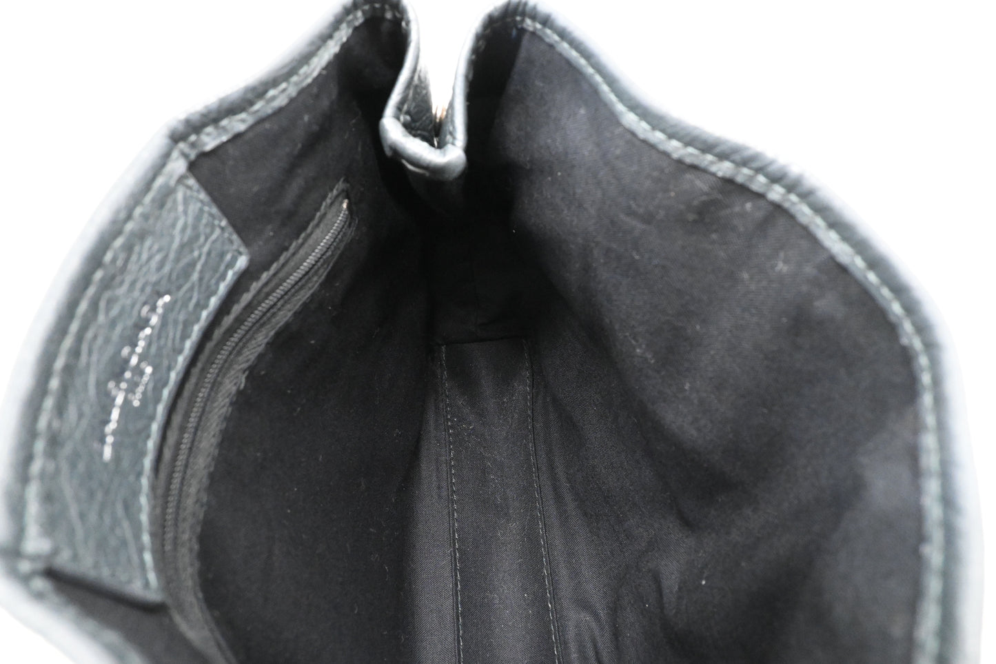Balenciaga Navy Cabas XS Tote in Gray Leather
