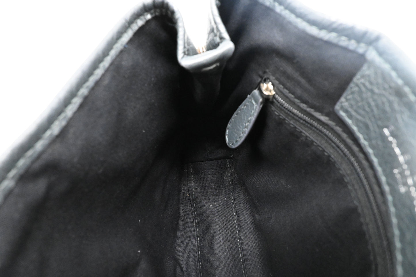 Balenciaga Navy Cabas XS Tote in Gray Leather