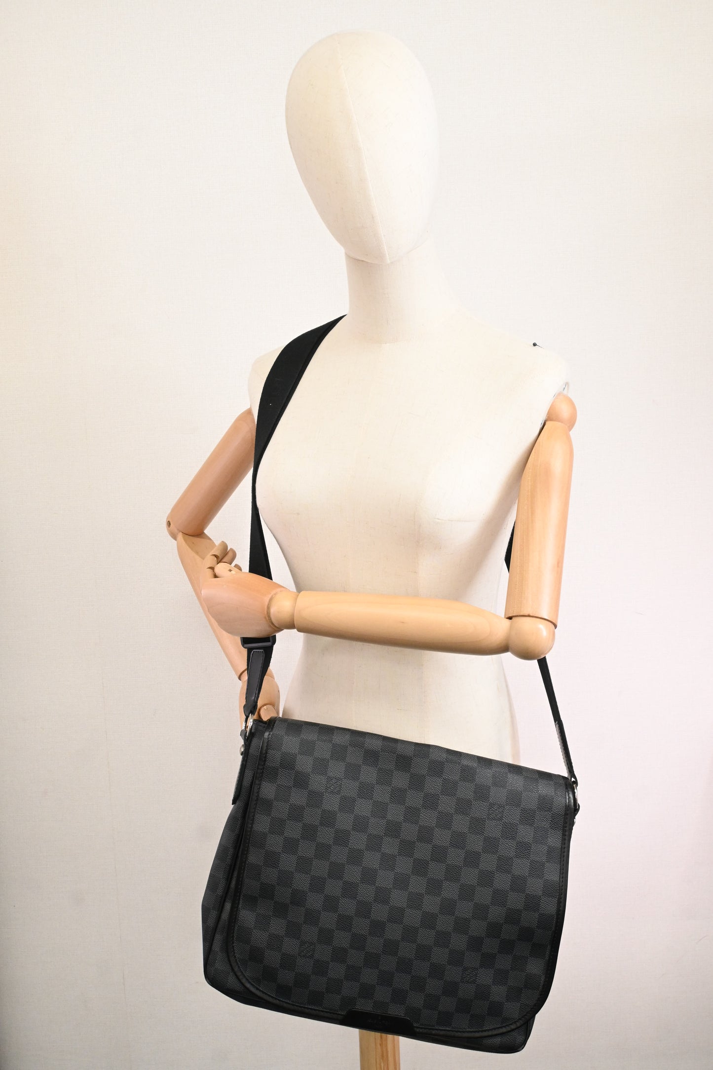 Louis Vuitton District GM in Damier Graphite Canvas