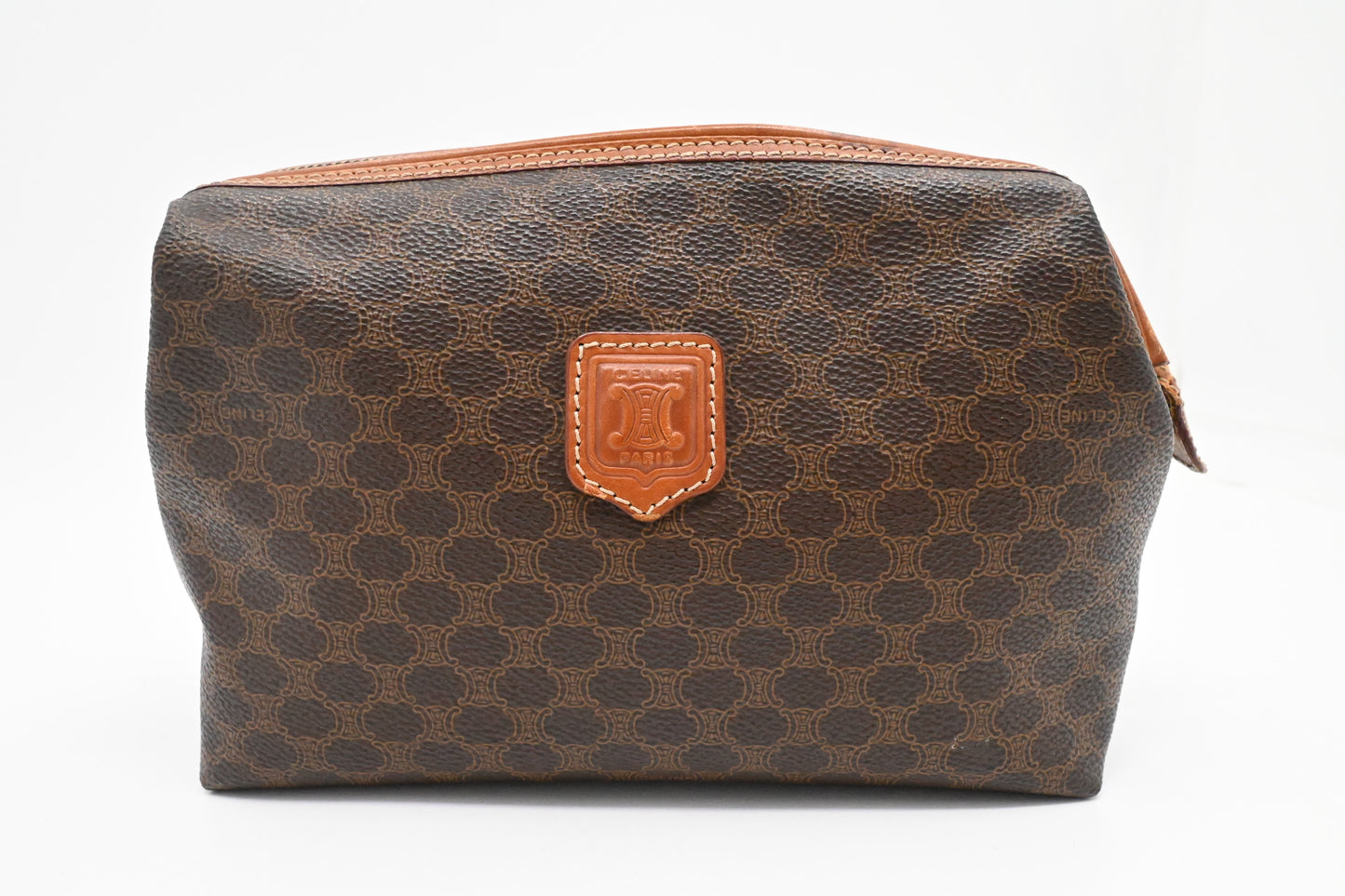 Celine Pouch in Macadam Canvas