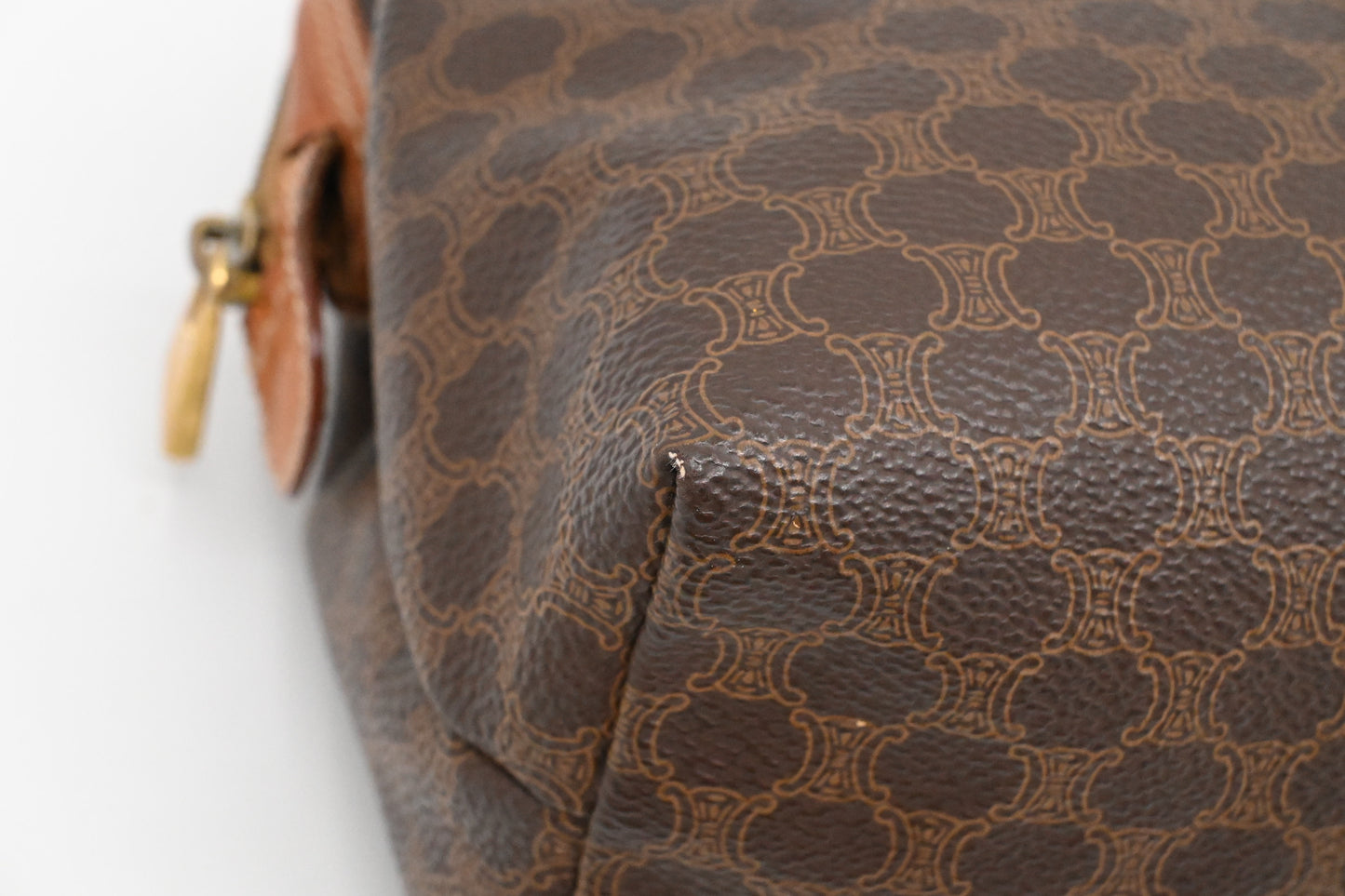 Celine Pouch in Macadam Canvas