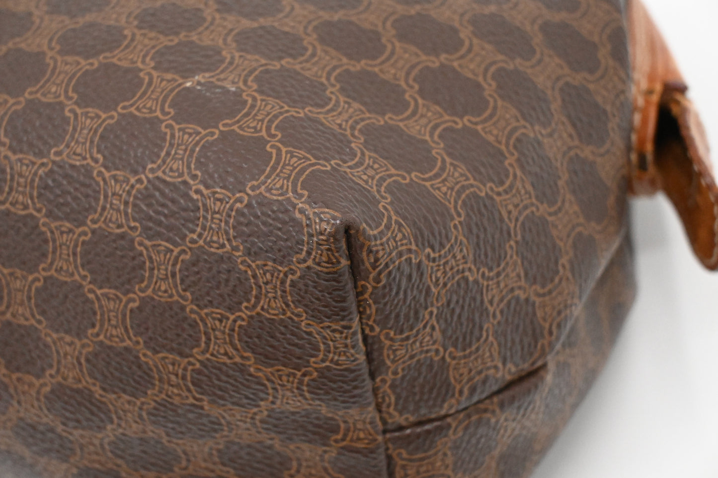 Celine Pouch in Macadam Canvas